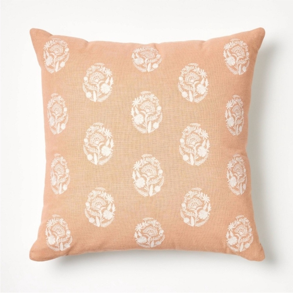 Threshold with Studio McGee Clay /Cream Egg Pillow